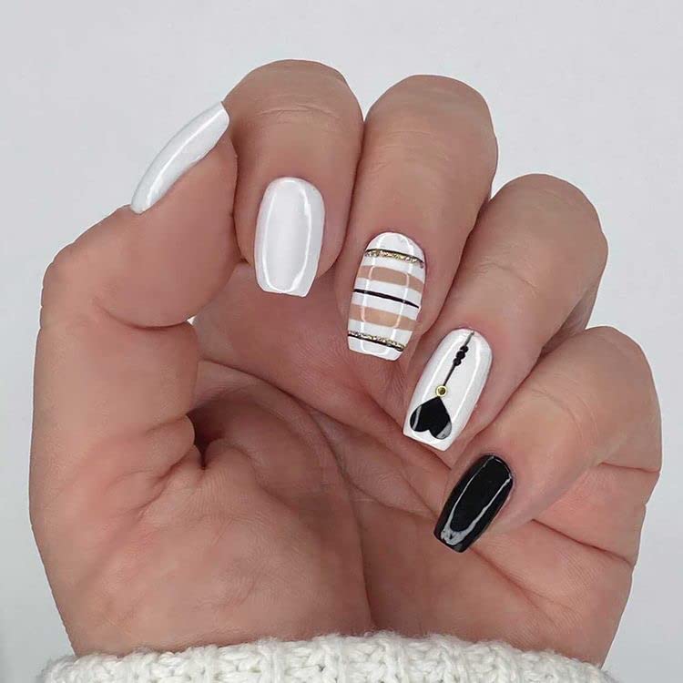 ella+mila Pure Love Quick-Dry White Nail Polish – Long-Lasting & Chip-Resistant, 0.45 oz