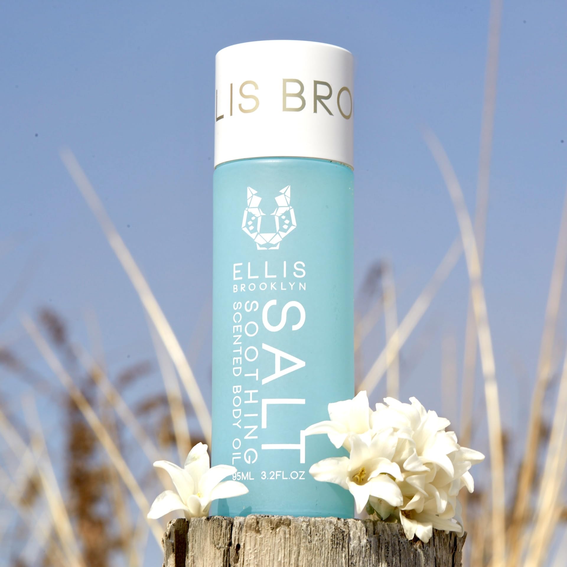 Ellis Brooklyn SALT Body Oil – Ylang Ylang, Violet Leaves, Sandalwood | 3.2 Fl Oz