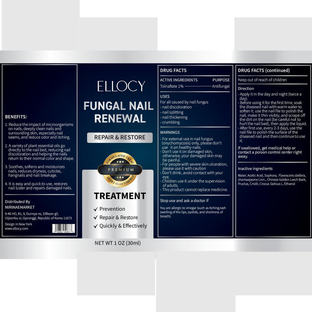 Ellocy Toenail Fungus Treatment Extra Strength – Nail Repair Liquid 30ml
