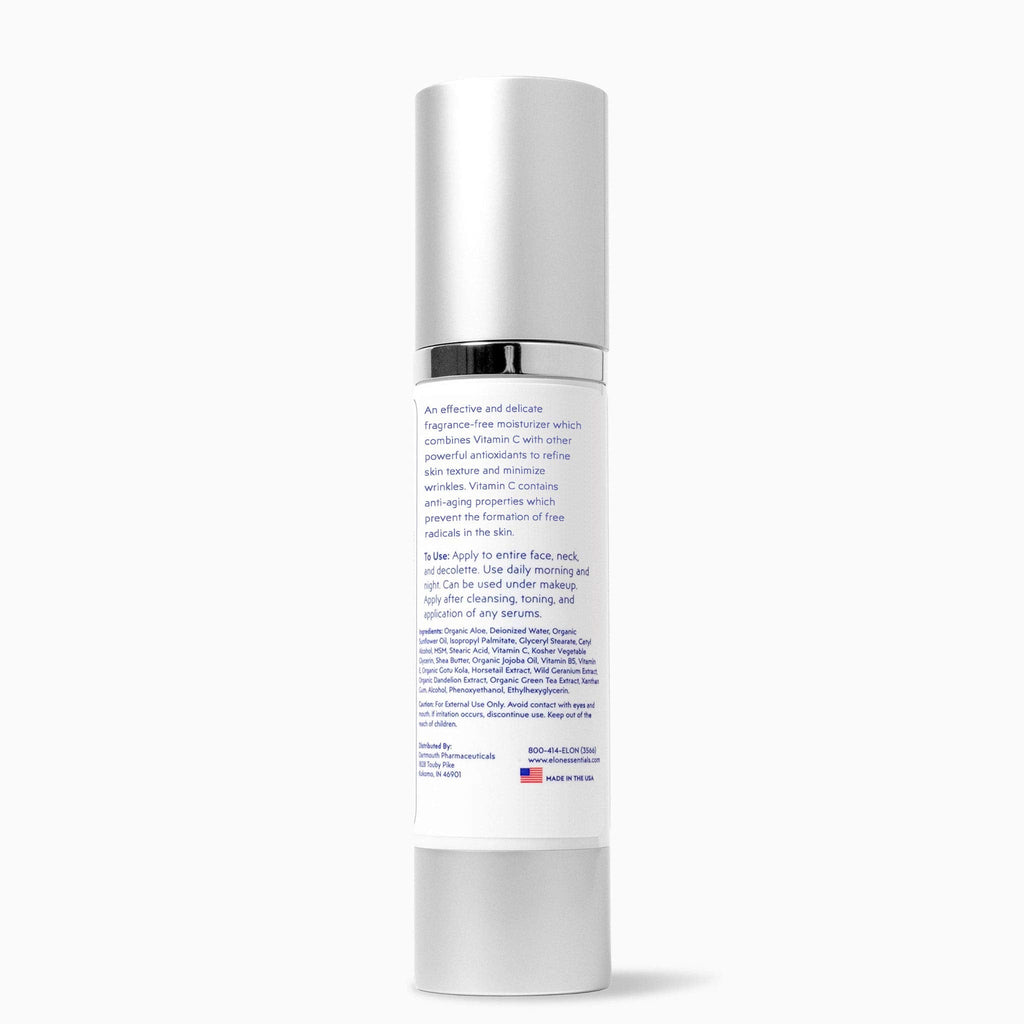 Elon Antioxidant C Moisturizer – Vitamin E, MSM & Jojoba Face Lotion