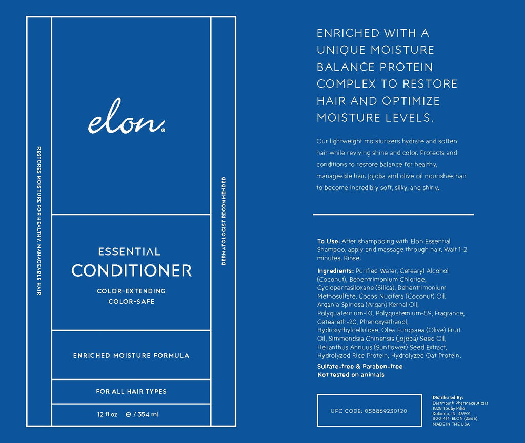 Elon Sulfate-Free Shampoo & Conditioner Set (12oz) – Color Safe, Paraben Free