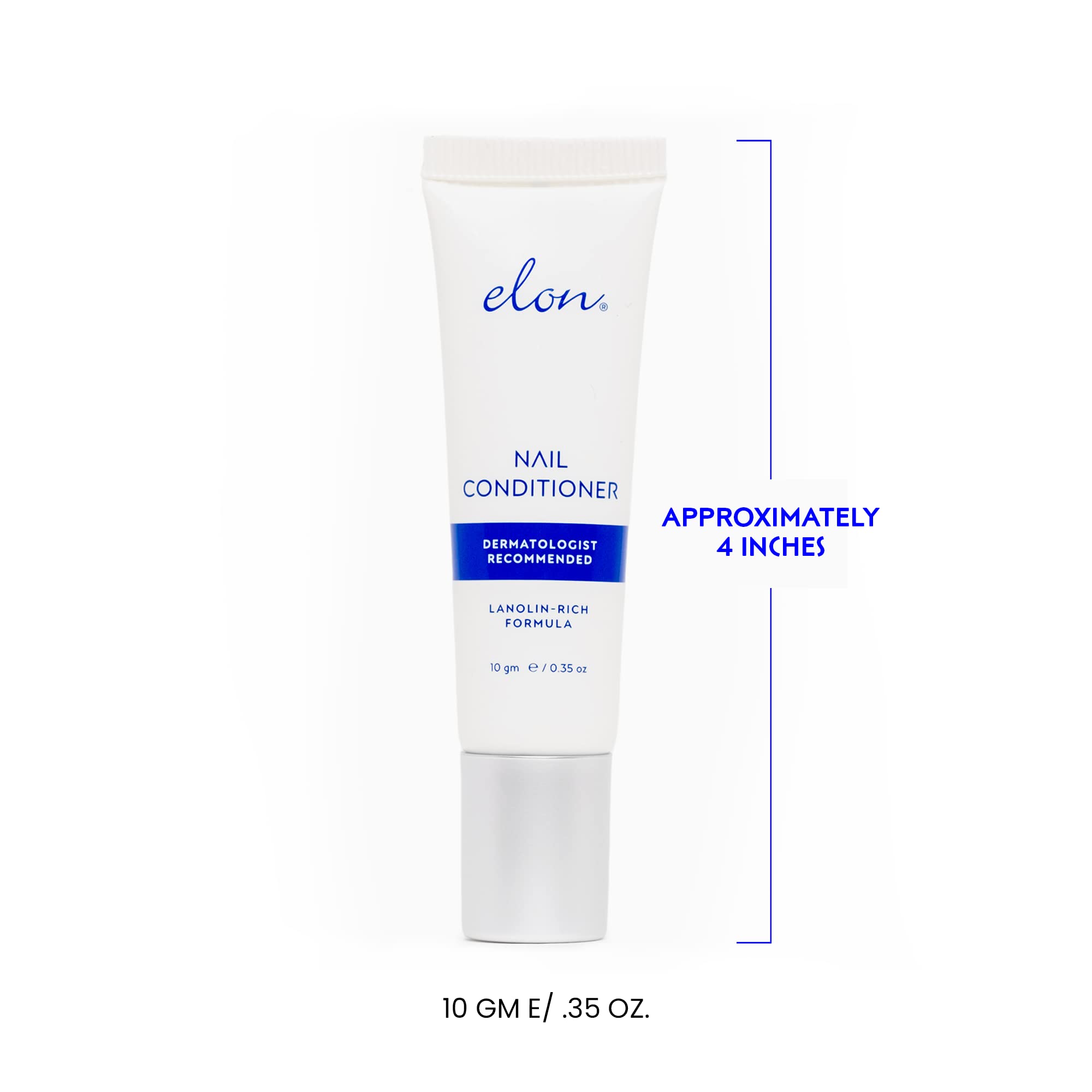 Elon Lanolin-Rich Nail Conditioner – Strengthens Nails & Protects Cuticles (10g Tube, 3-Pack)