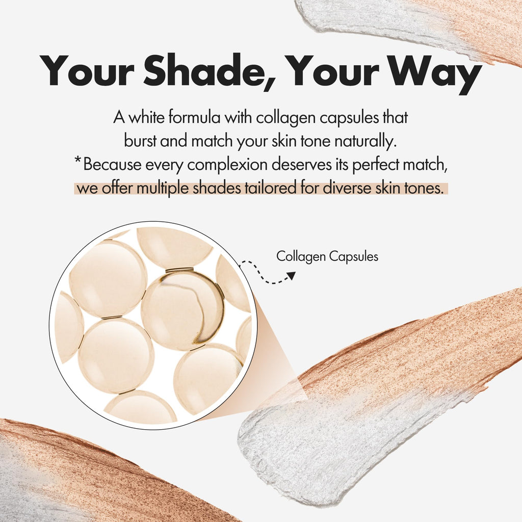 ELROEL Blanc Cover Stick V White — Color-Changing Foundation with Volufiline (200 Fair)