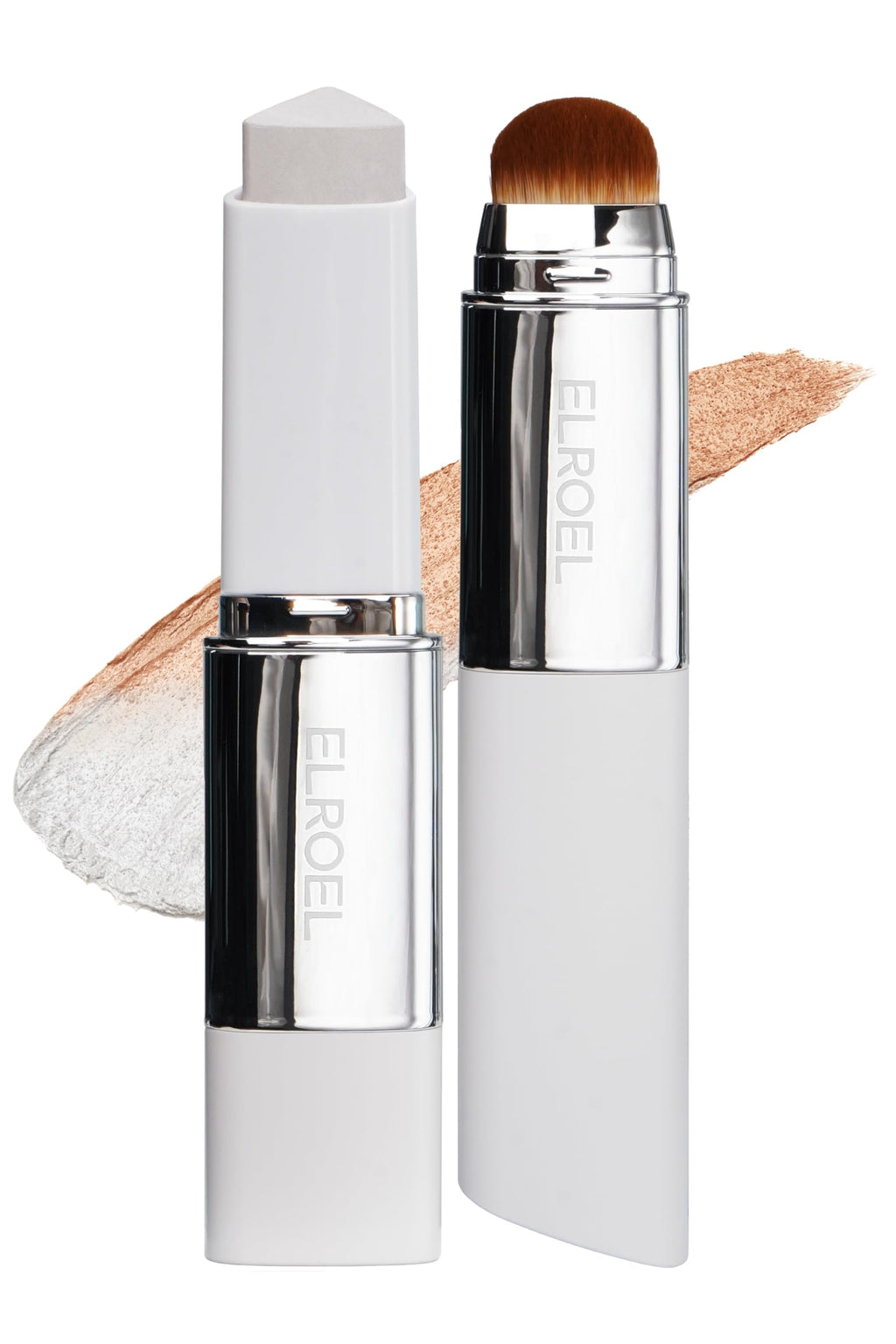 ELROEL Blanc Cover Stick V White – Color-Changing Foundation with Volufiline | Dewy Buildable Coverage
