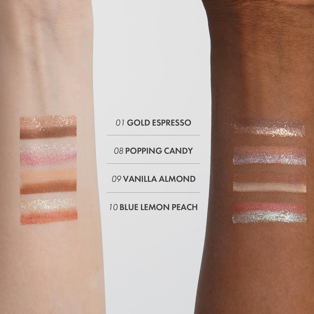 ELROEL Blanc Double Shadow Stick - 48HR Dual-Tone Eye Shadow Pencil in Popping-Candy
