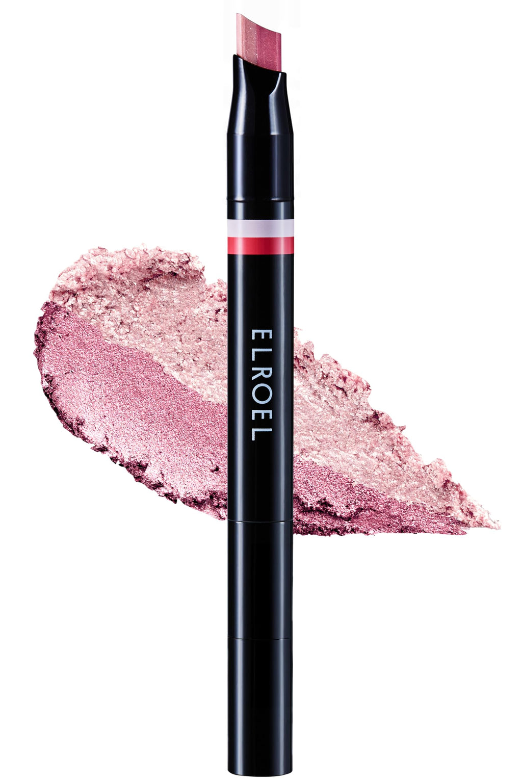 ELROEL Blanc Double Shadow Stick - 48HR Dual-Tone Eye Shadow Pencil in Popping-Candy