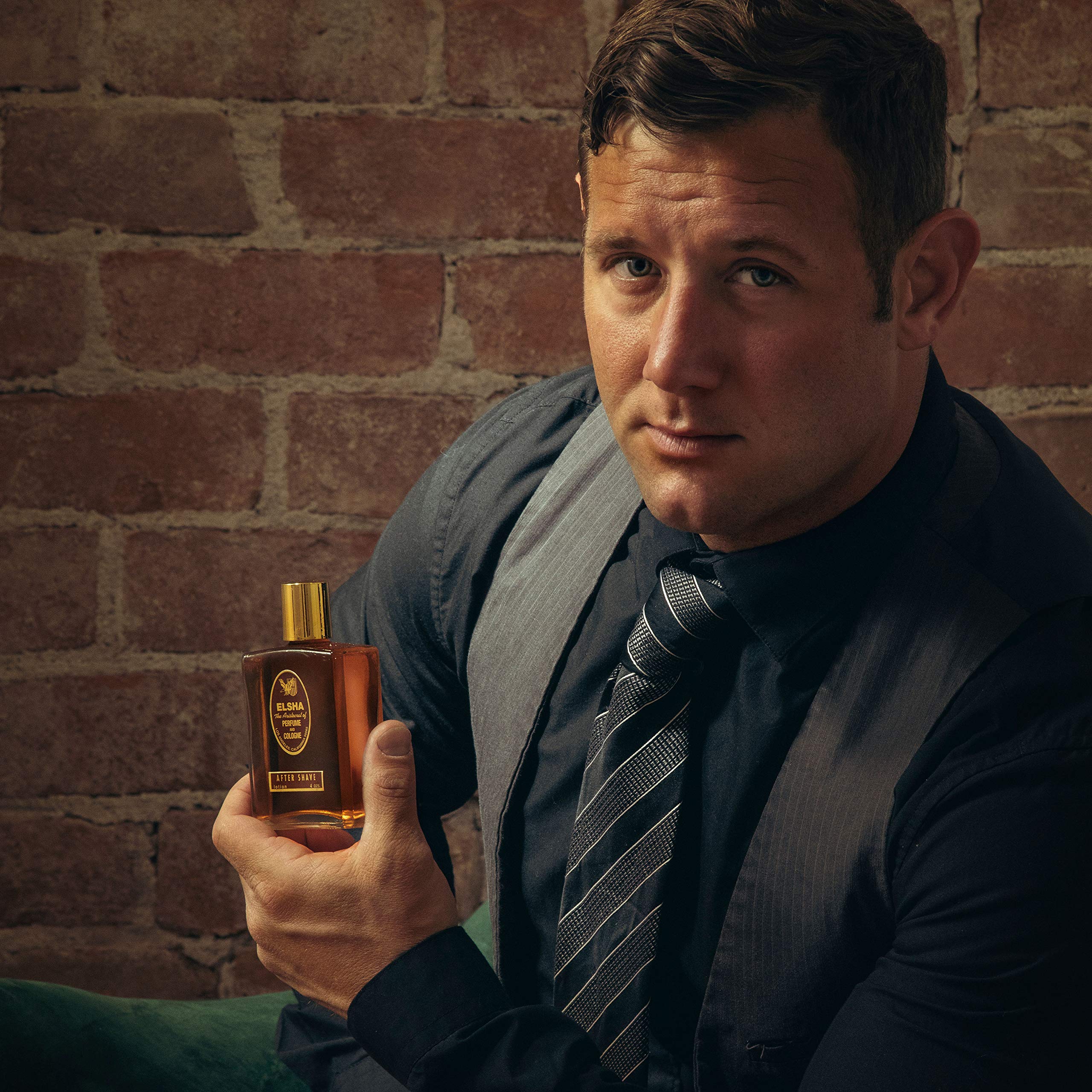 ELSHA 1776 Aftershave for Men – Woody Spicy American Heritage Scent, 4 oz | Made in USA