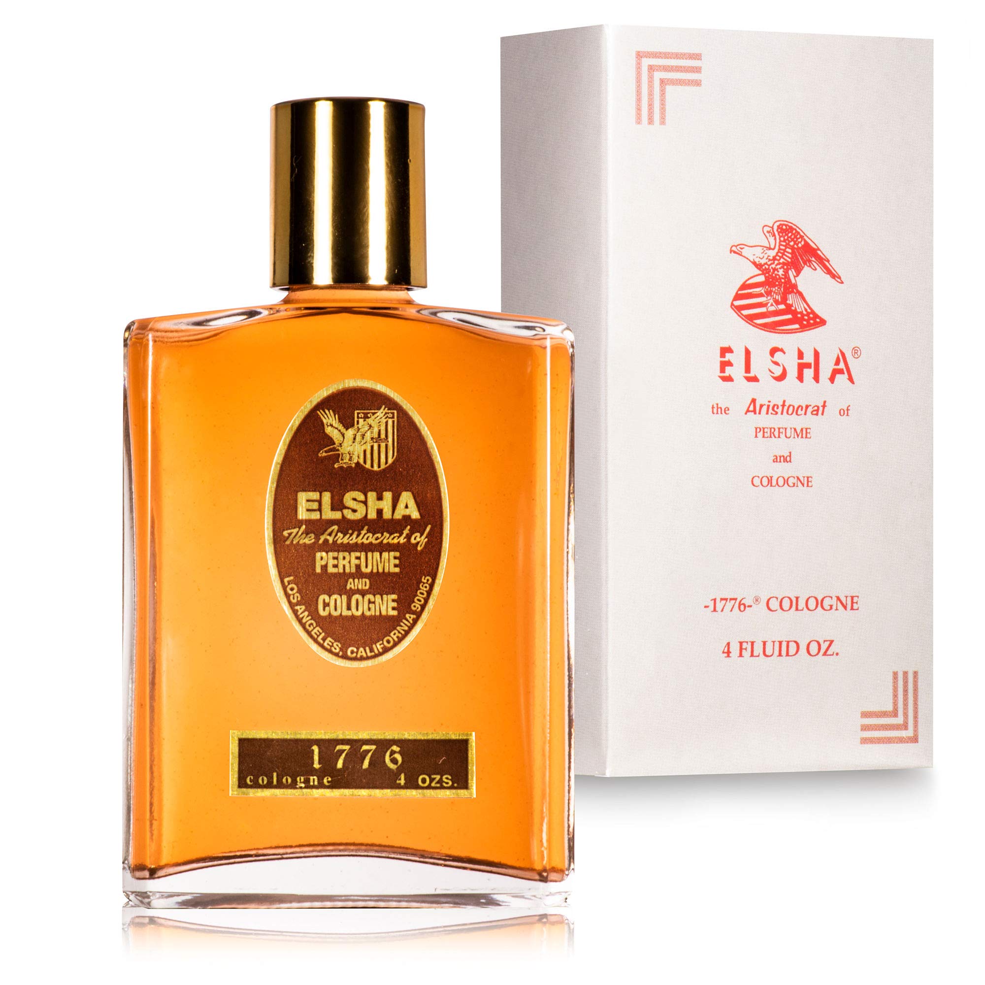 ELSHA Cologne 1776 (4 fl oz) – Unisex Luxury Fragrance with Cedar, Lavender & Guaiac Wood