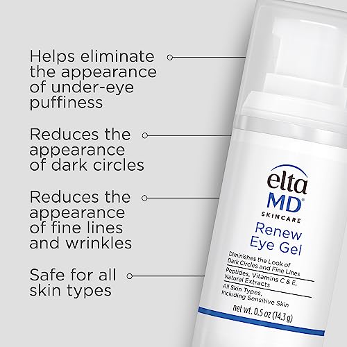 EltaMD Morning & Night Skin Care Kit | AM Restore, PM Restore Moisturizers & Renew Eye Gel