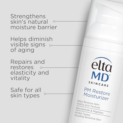 EltaMD Morning & Night Skin Care Kit | AM Restore, PM Restore Moisturizers & Renew Eye Gel