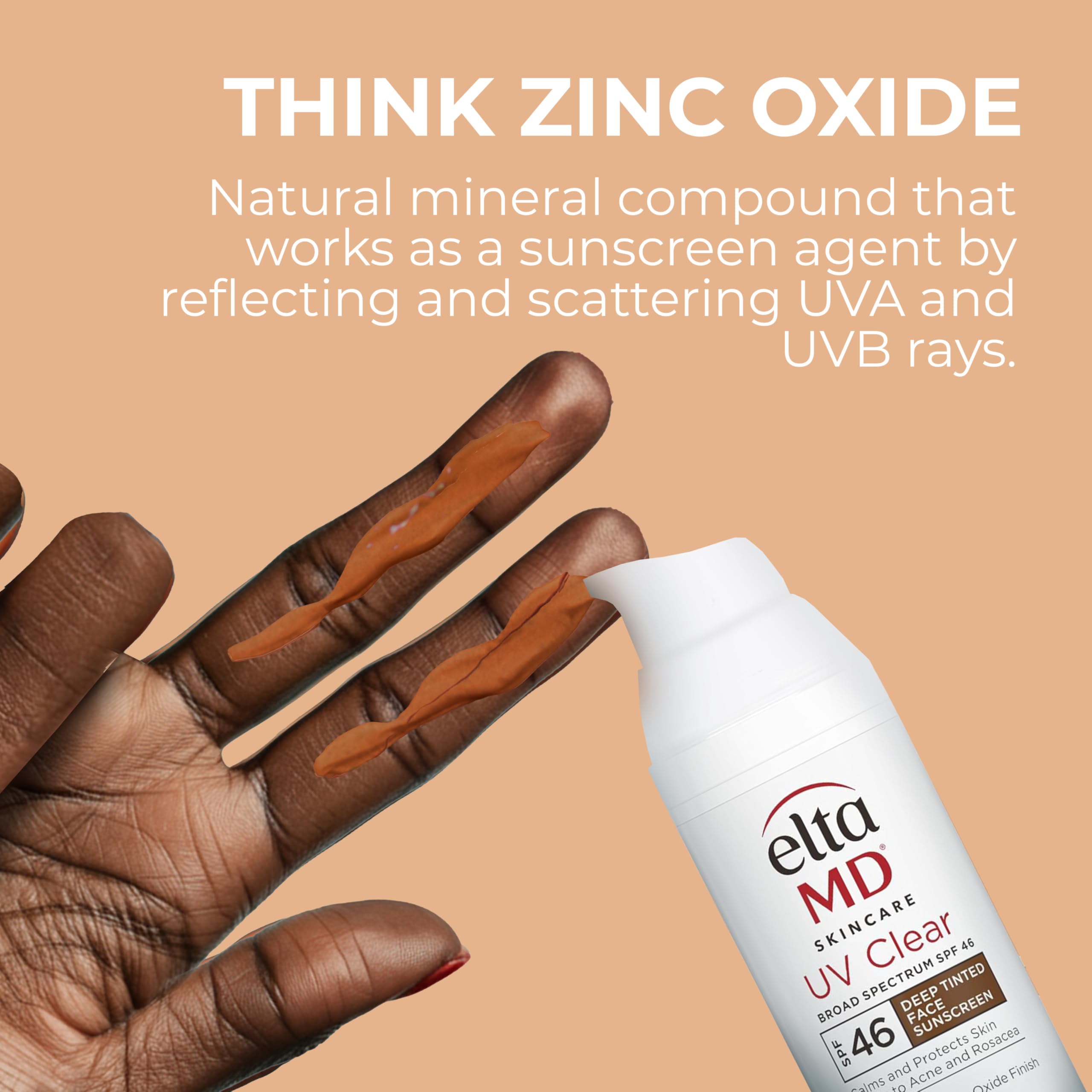 EltaMD UV Clear Tinted Face Sunscreen SPF 46 | Oil-Free with Zinc Oxide & Niacinamide | Dermatologist Recommended