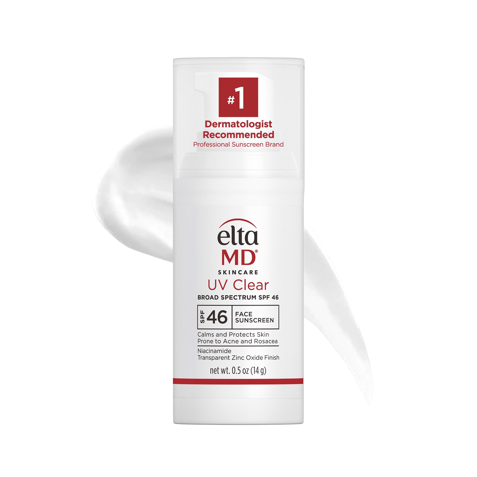 EltaMD UV Clear SPF 46 Oil-Free Sunscreen — Lightweight, Non-Greasy Protection for Acne-Prone Skin