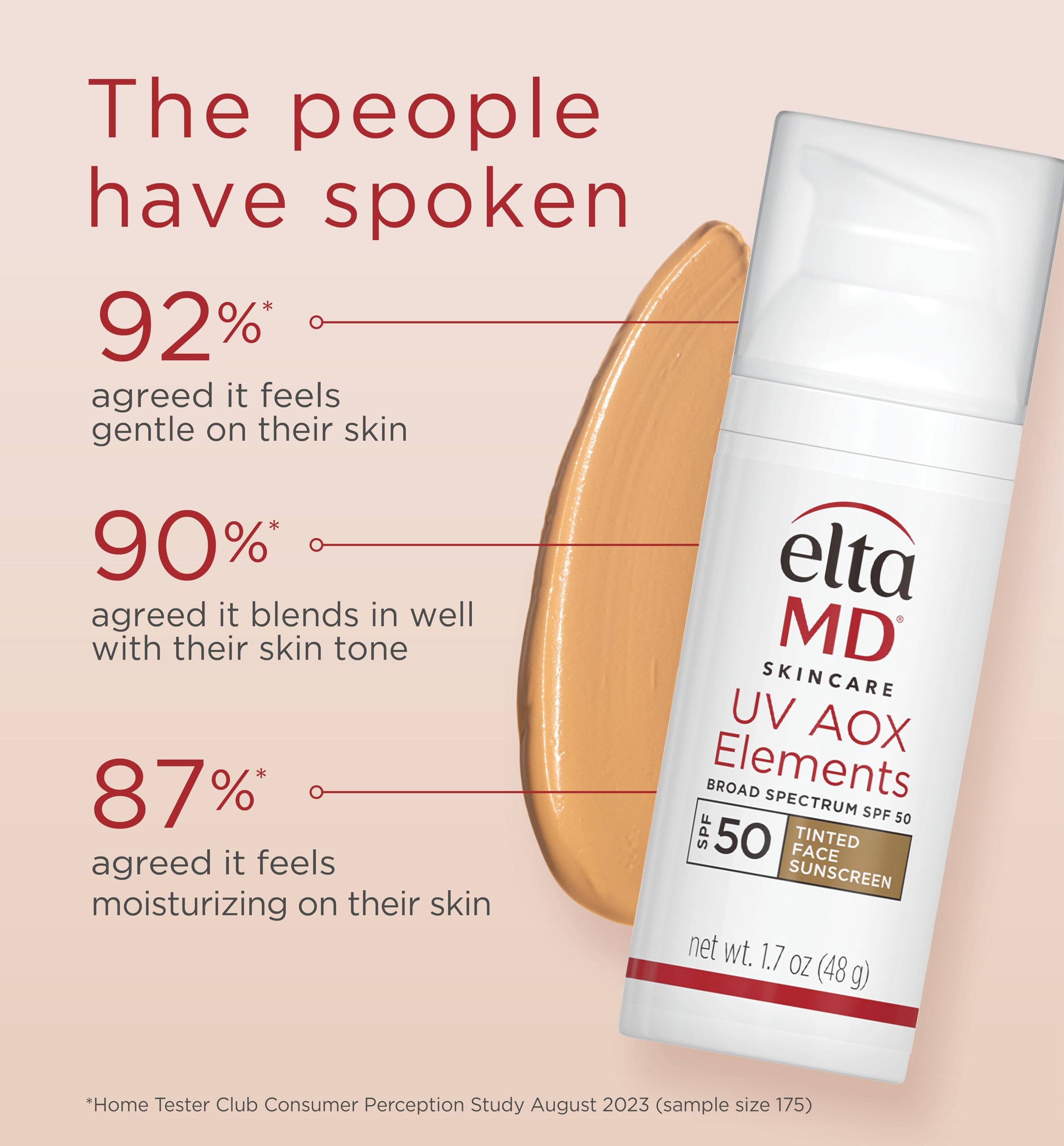 EltaMD UV Elements Tinted Moisturizer SPF 44 – Mineral Sunscreen, Oil-Free, Water-Resistant (2 x 2 oz)