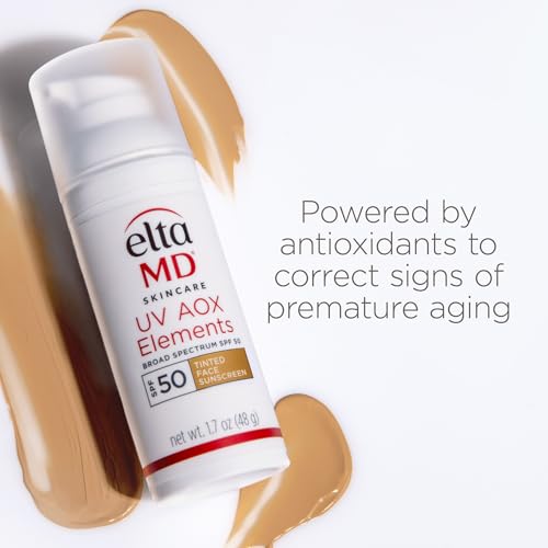 EltaMD UV Elements Tinted Moisturizer SPF 44 – Mineral Sunscreen, Oil-Free, Water-Resistant (2 x 2 oz)