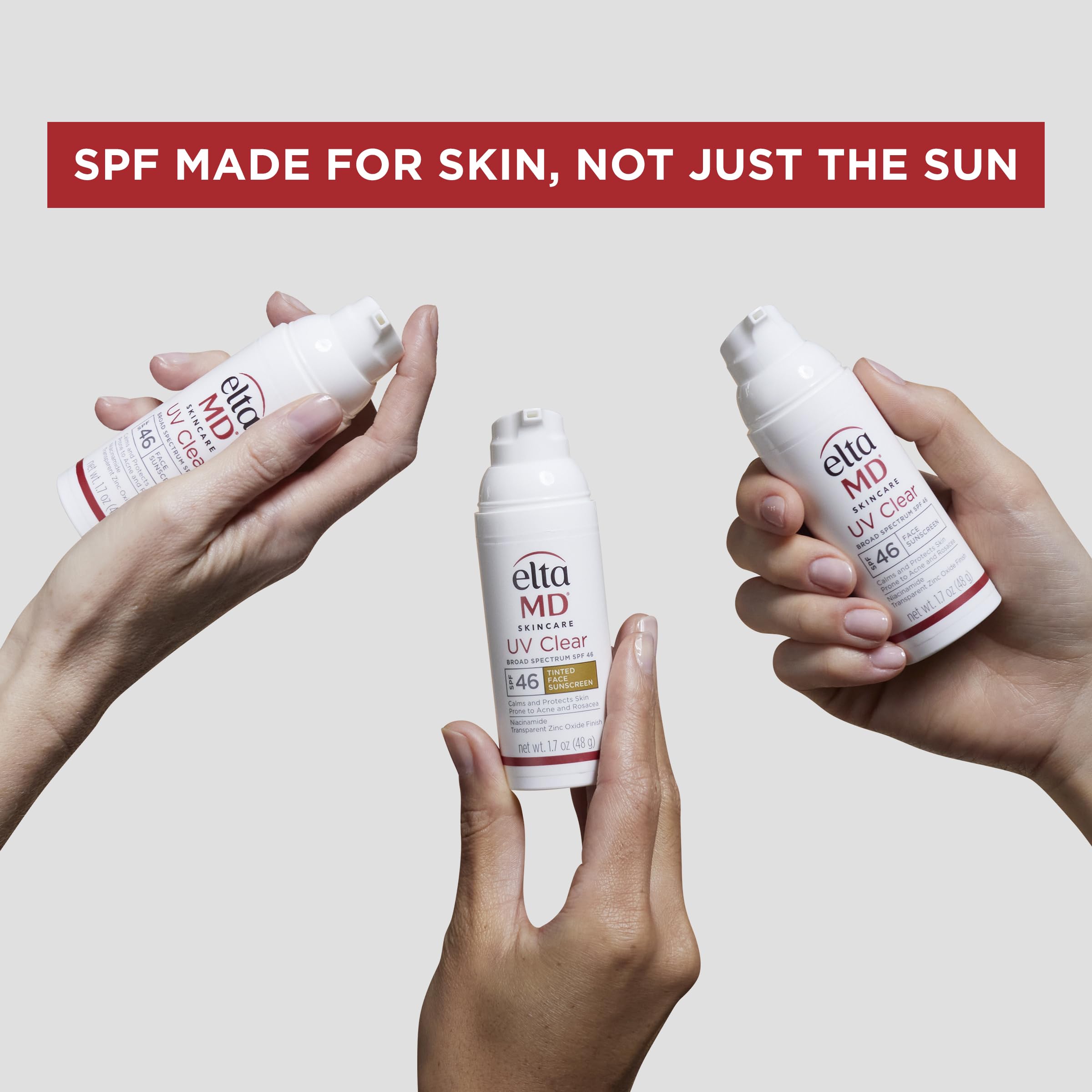 EltaMD UV Pure Face & Body Sunscreen SPF 47 – Mineral, Oil-Free, Water-Resistant (80 min) | 4 oz