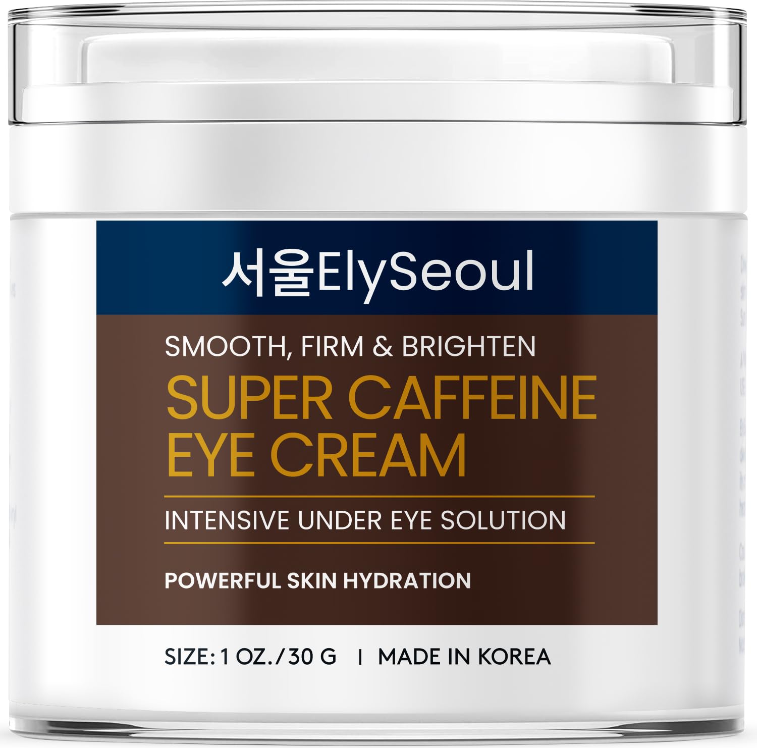 ElySeoul Korean Caffeine Collagen Eye Cream – Puffiness, Dark Circles & Hydration