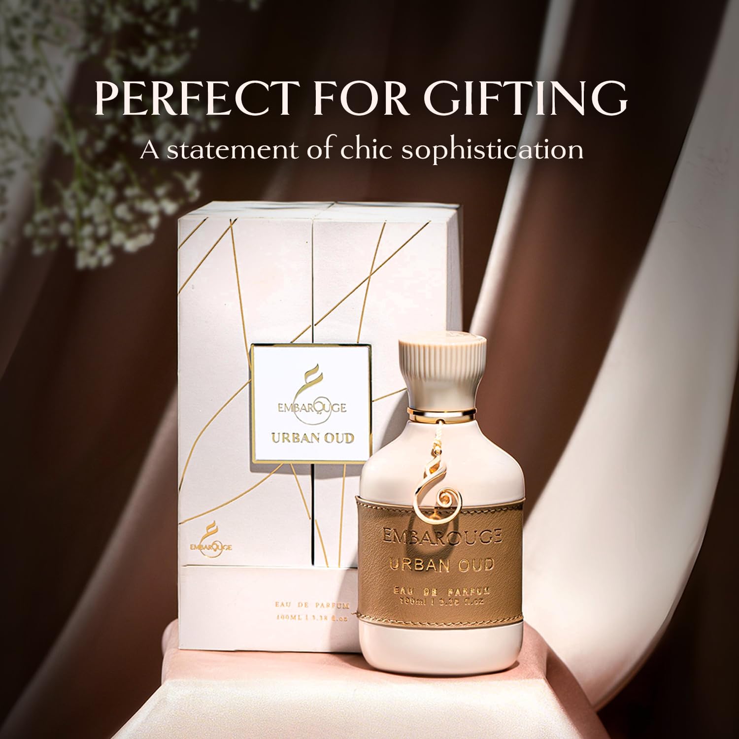 Embarouge Urban Oud | Unisex Wood-Top Oriental EDP Perfume 100 ml