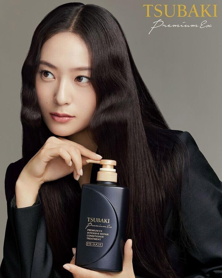 EMBEAUTY Premium Black Set — EX Ion Repair Shampoo & Conditioner 400ml + 1 Hair Tie