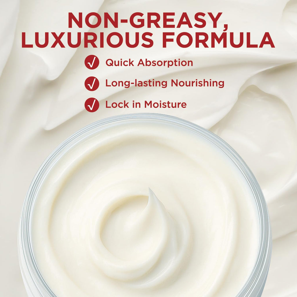 Embleaf Cherry Body Butter — Deep Nourishing Shea Lotion for Dry Skin, 13.5 fl oz (400 ml)