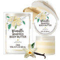 Embleaf Vanilla Whipped Body Butter – Deep Moisturizing Shea Cream for Dry Skin (3.4 fl oz + 6.8 fl oz / 100 ml + 200 ml)
