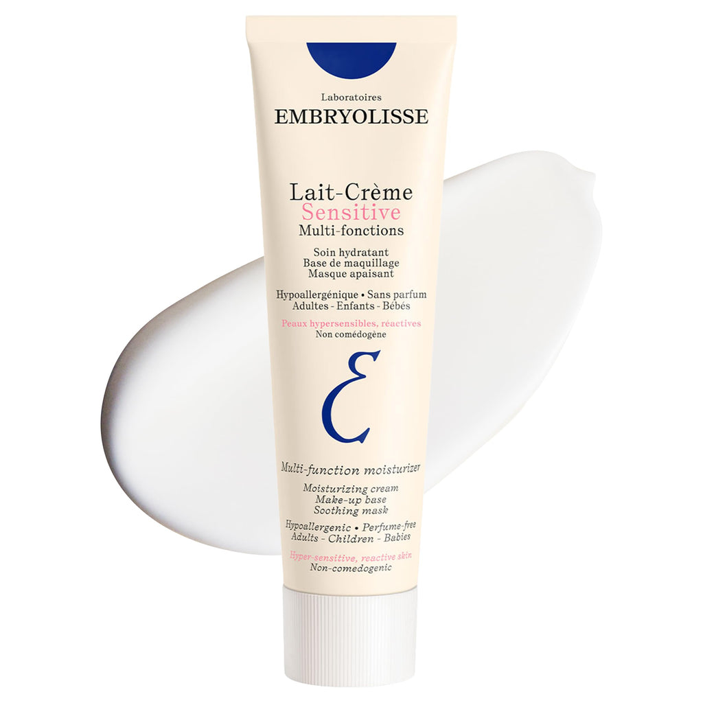 Embryolisse Lait-Creme Sensitive Moisturizer – Fragrance-Free Hydration for Sensitive Skin (1.01 oz)