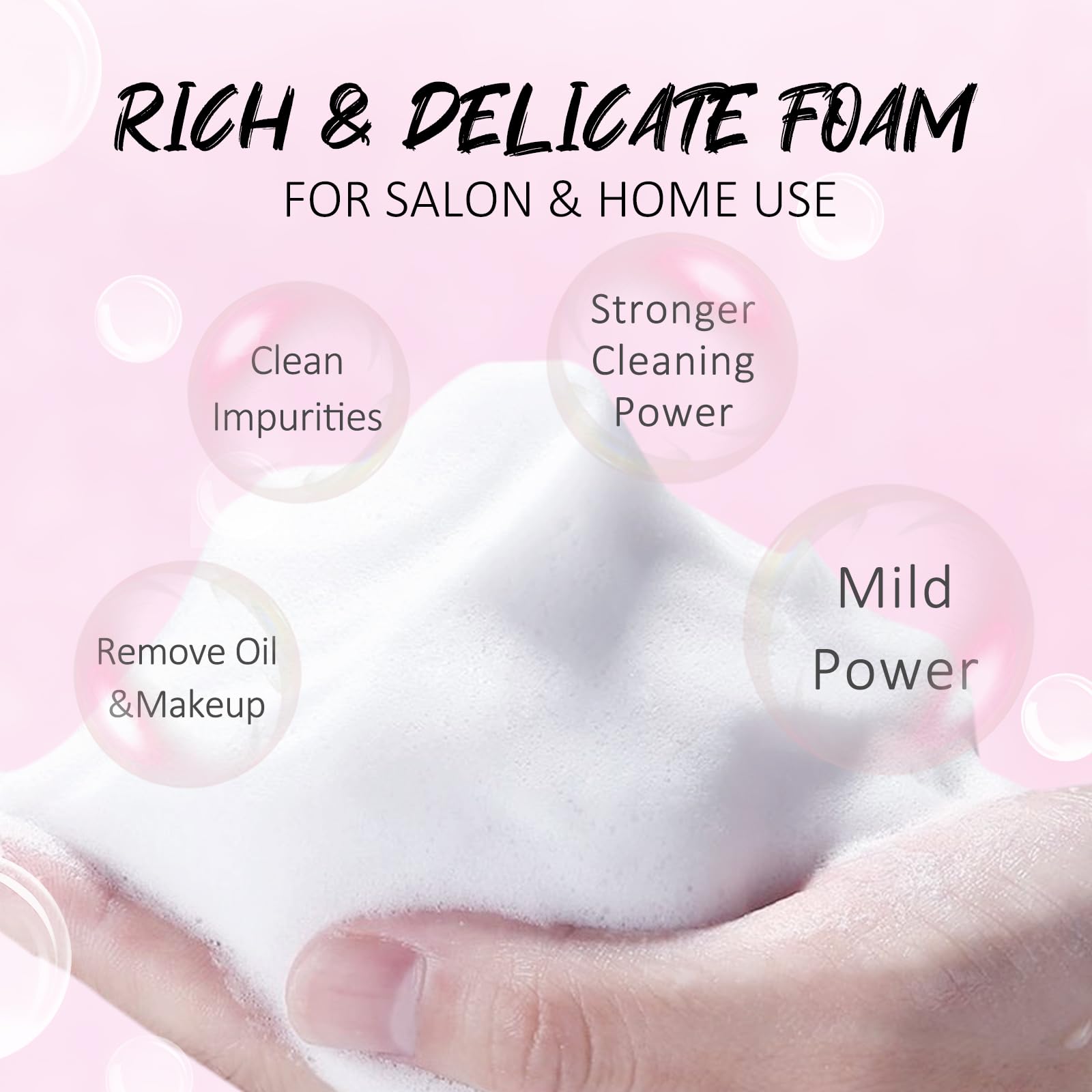 EMEDA Lash Cleaning Kit (White) | 2.02 fl oz Lash Shampoo, USB Mini Fan Dryer & Rinse Bottle