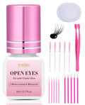 EMEDA Sensitive Lash Cluster Glue Kit – DIY Lash Clusters, 3S Dry Time, 2-Week Waterproof Hold