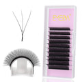 EMEDA W Lash Extensions C Curl .07mm 12mm – Premade 3D Volume Fans