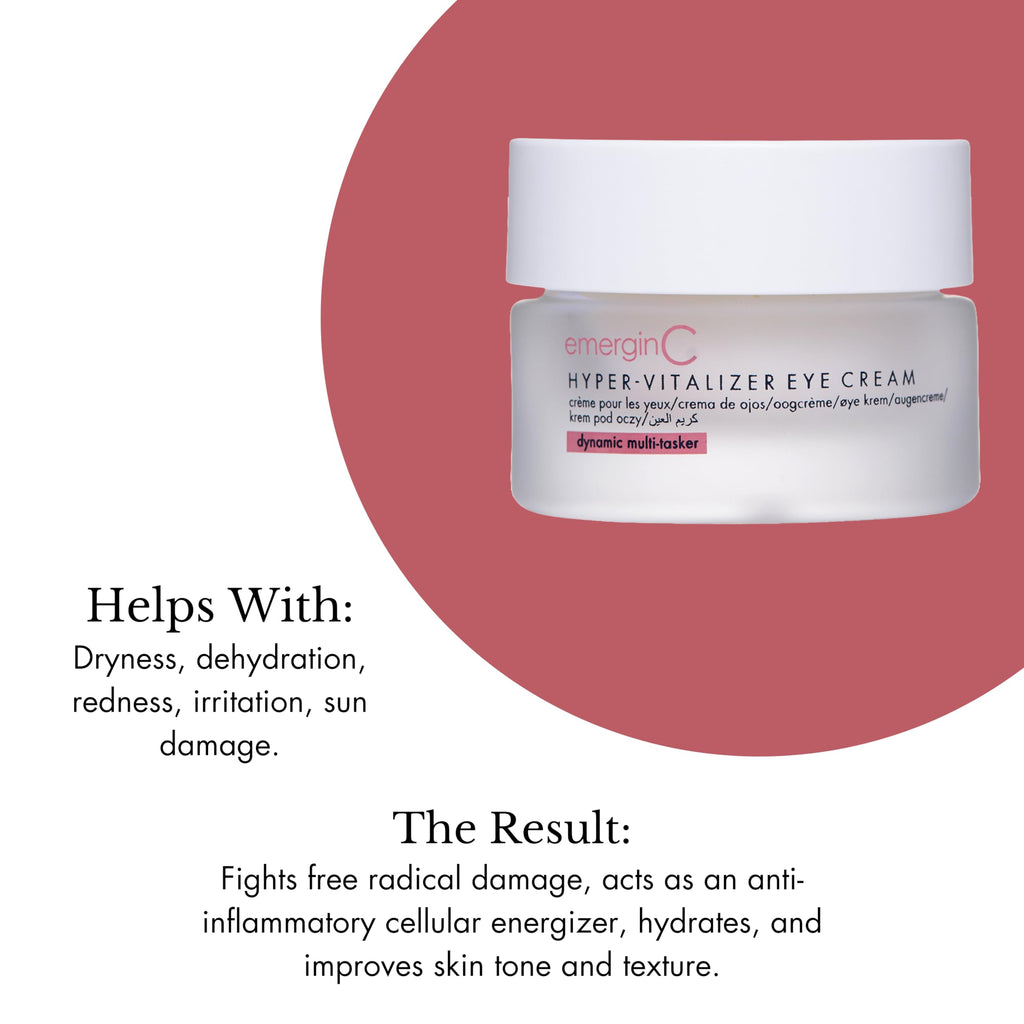 emerginC Hyper-Vitalizer Cream – Antioxidant Facial Moisturizer with Alpha-Lipoic Acid & Hyaluronic Acid
