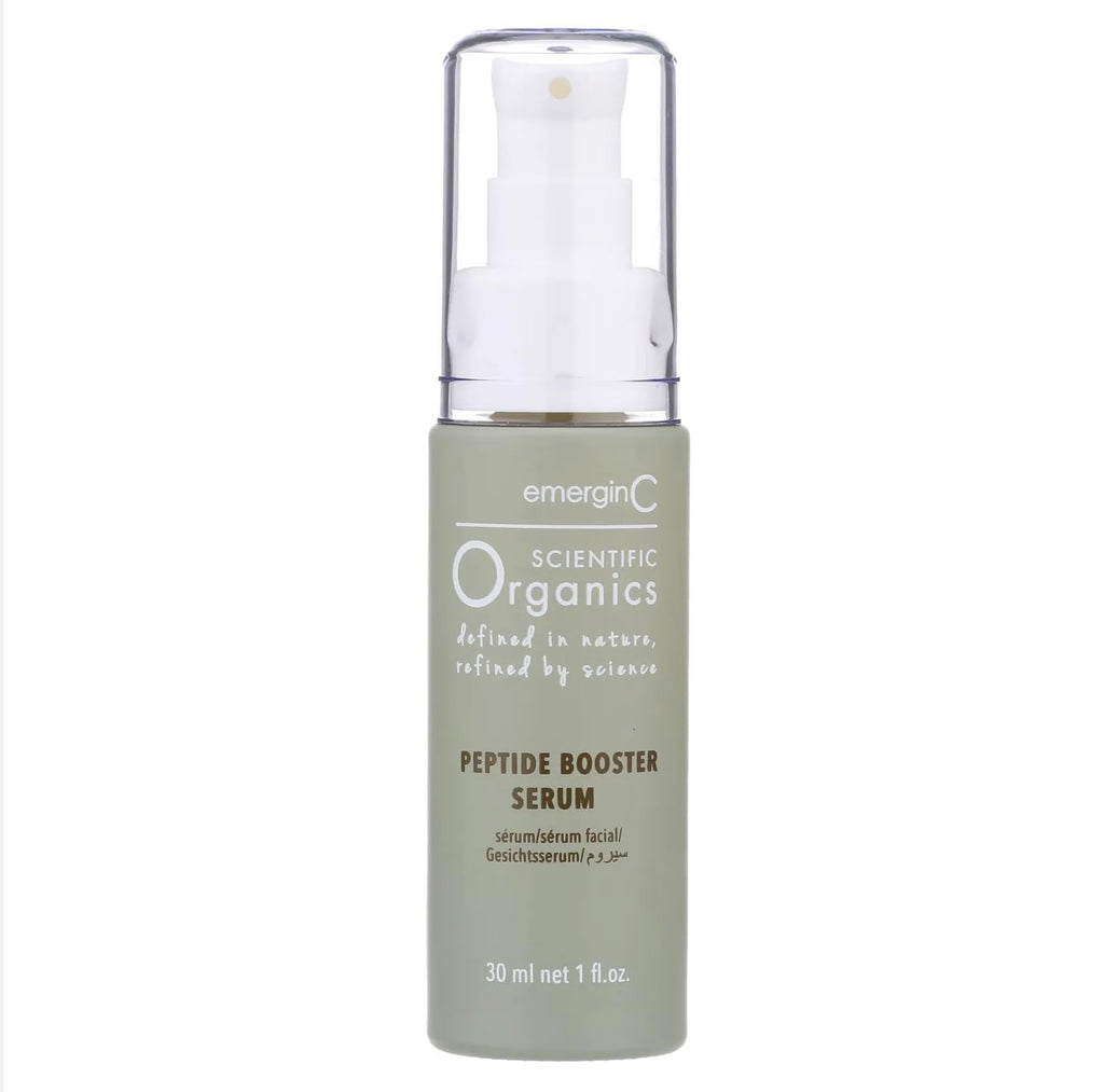 emergin C Scientific Organics Peptide Booster Serum – Hydration with Kombucha & Astaxanthin (1 oz)