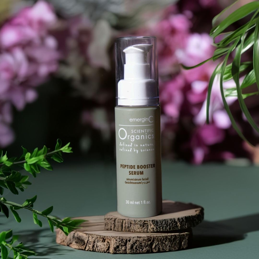 emergin C Scientific Organics Peptide Booster Serum – Hydration with Kombucha & Astaxanthin (1 oz)