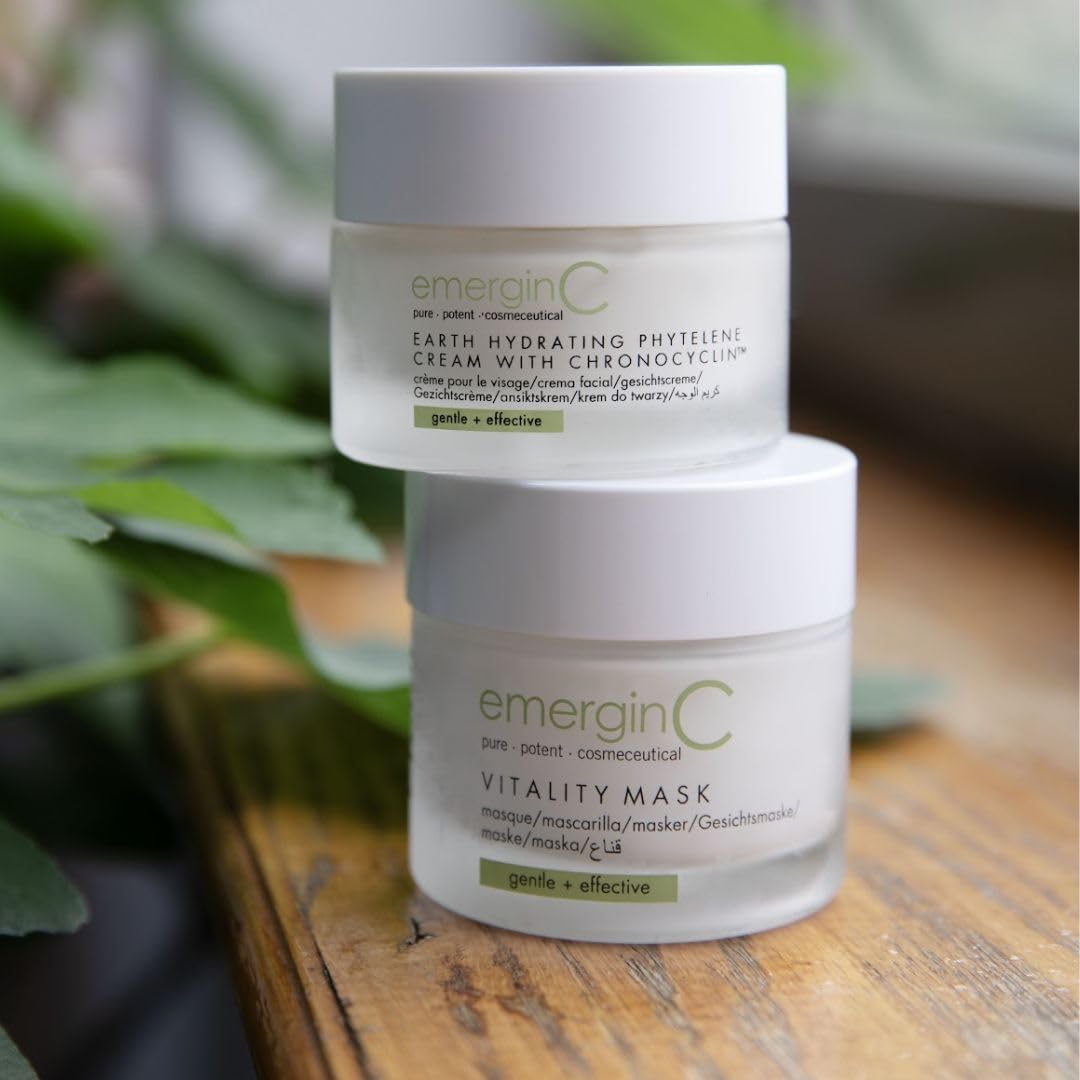 emergin C Vitality Mask — Hydrating Soothing Face Mask for Sensitive, Dry Skin