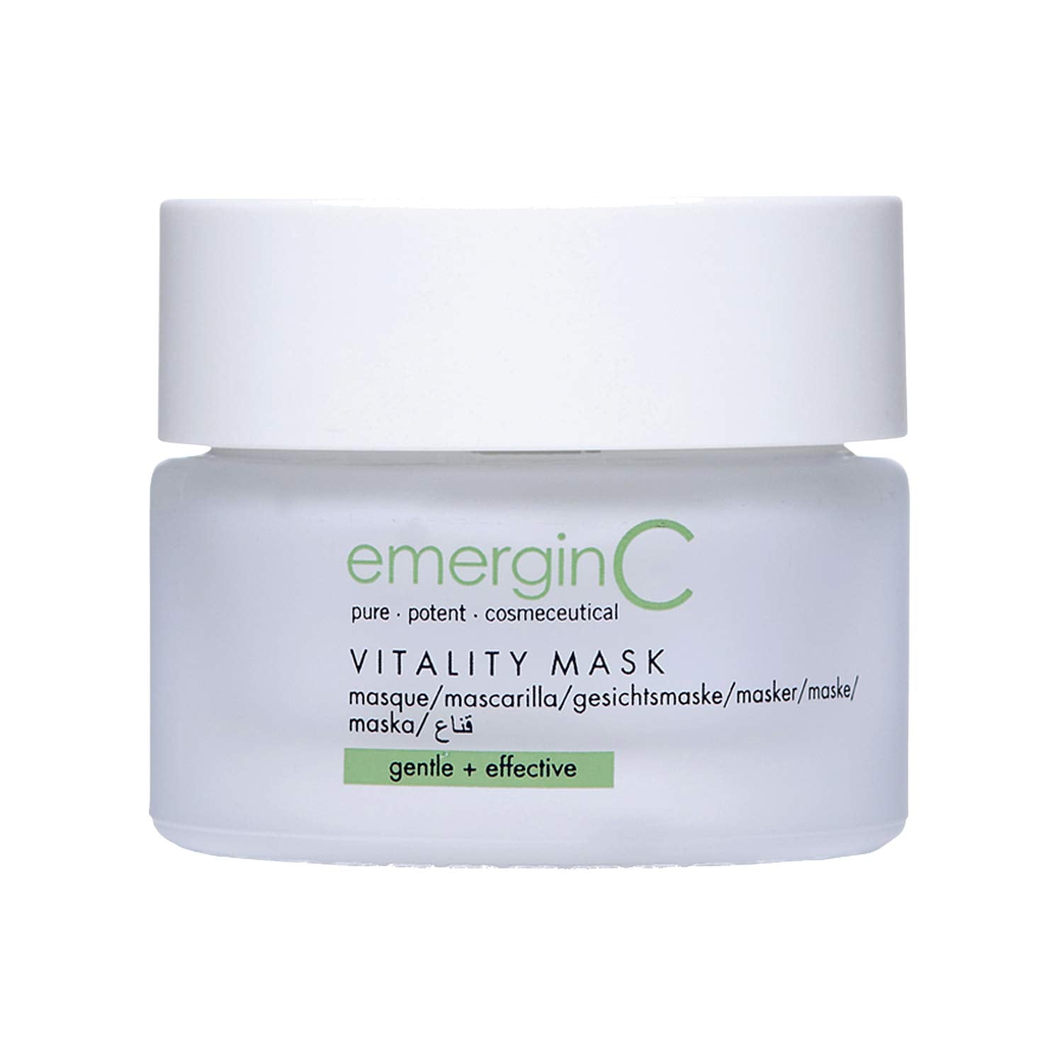 emergin C Vitality Mask — Hydrating Soothing Face Mask for Sensitive, Dry Skin