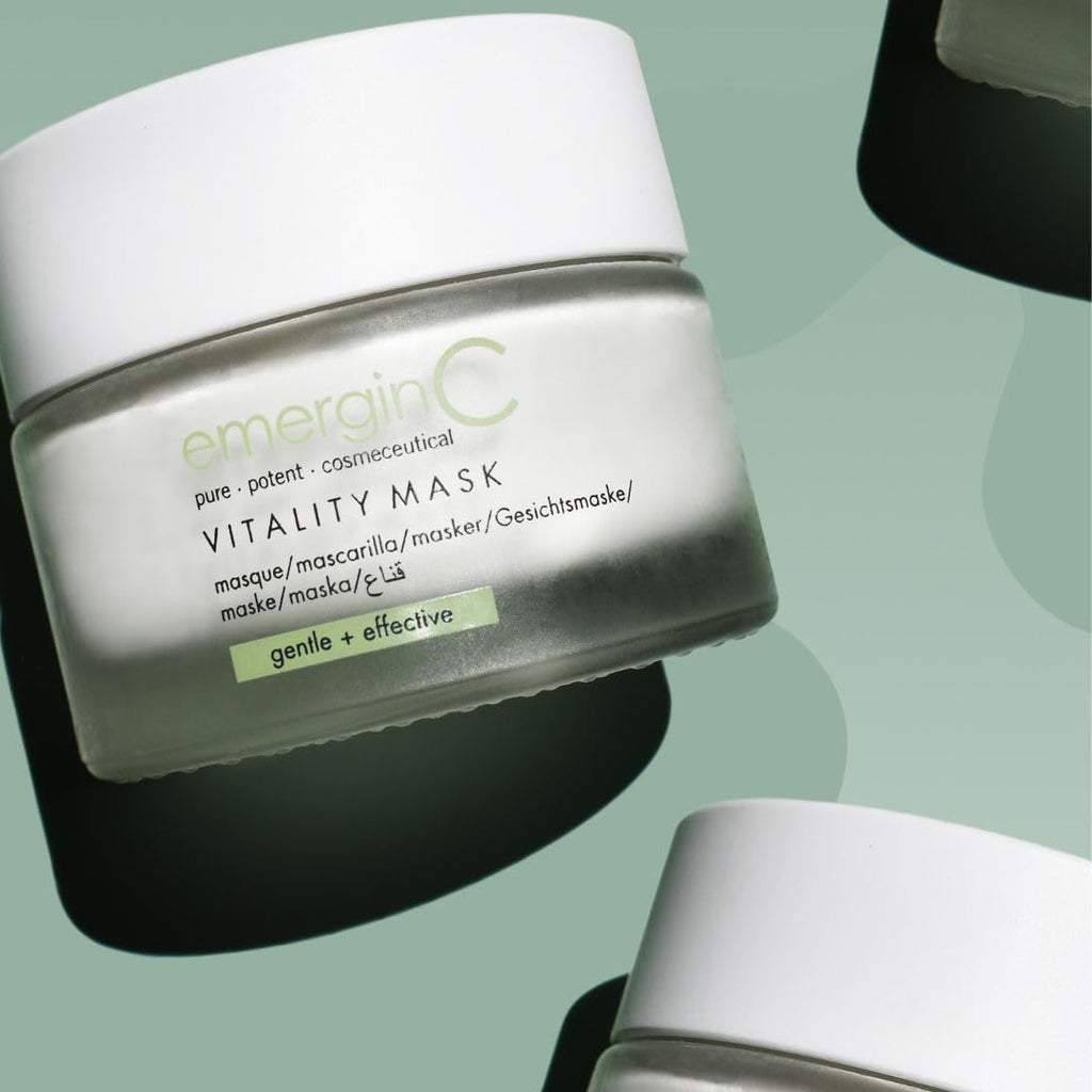 emergin C Vitality Mask — Hydrating Soothing Face Mask for Sensitive, Dry Skin