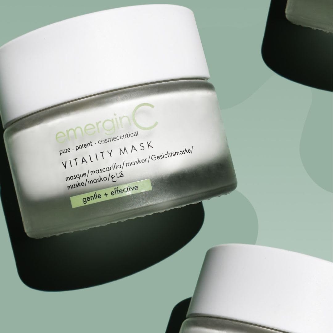 emergin C Vitality Mask — Hydrating Soothing Face Mask for Sensitive, Dry Skin