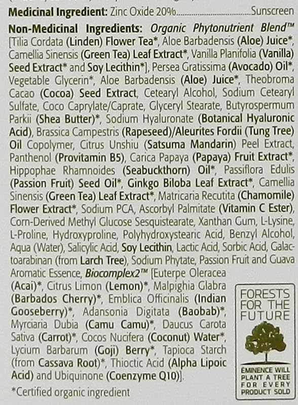 Eminence Lilikoi Daily Defense Moisturizer SPF 40 - Vanilla (2 oz)