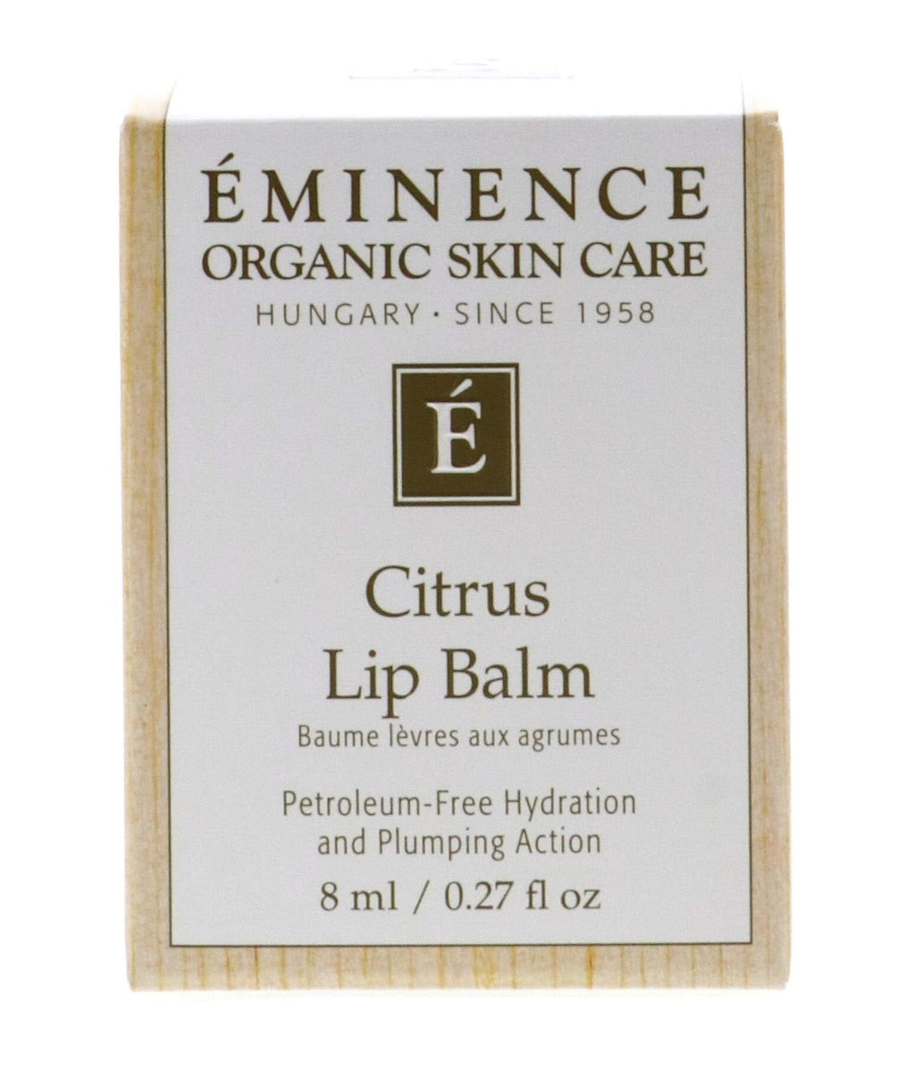 Eminence Organic Citrus Lip Balm – Petroleum-Free Hydration (0.27 oz)