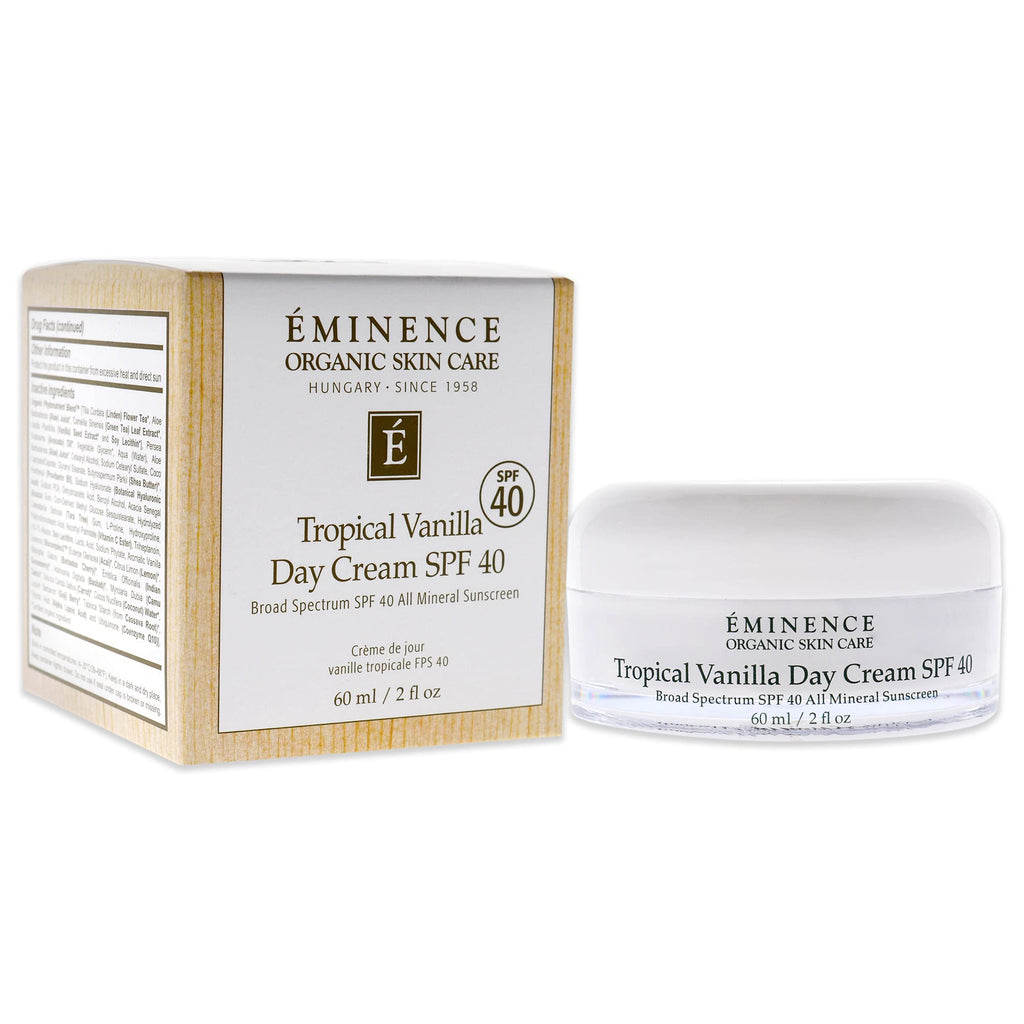 Eminence Tropical Vanilla Day Cream SPF 40 | Mineral Sunscreen Moisturizer