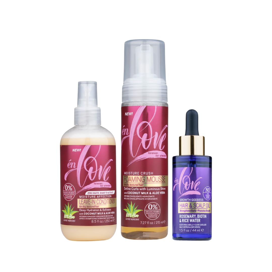 én Love Growth Goddess Hair & Scalp Oil – Rosemary, Biotin, Organic Rice Water & Jamaican Black Castor Oil (1.5oz)