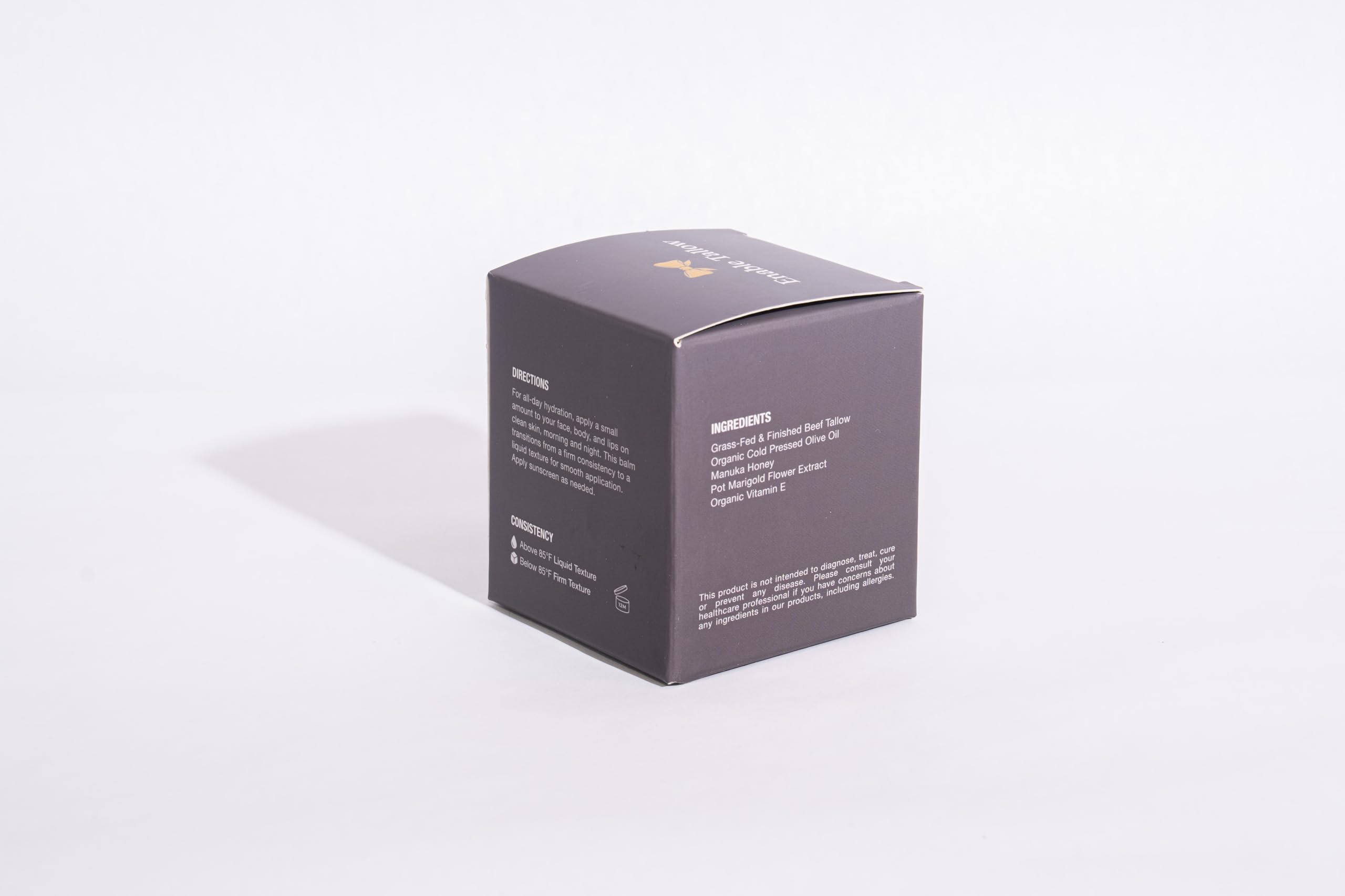 Enable Tallow Face & Body Cream – Whipped Beef Tallow & Manuka Honey, Fragrance-Free, 4oz