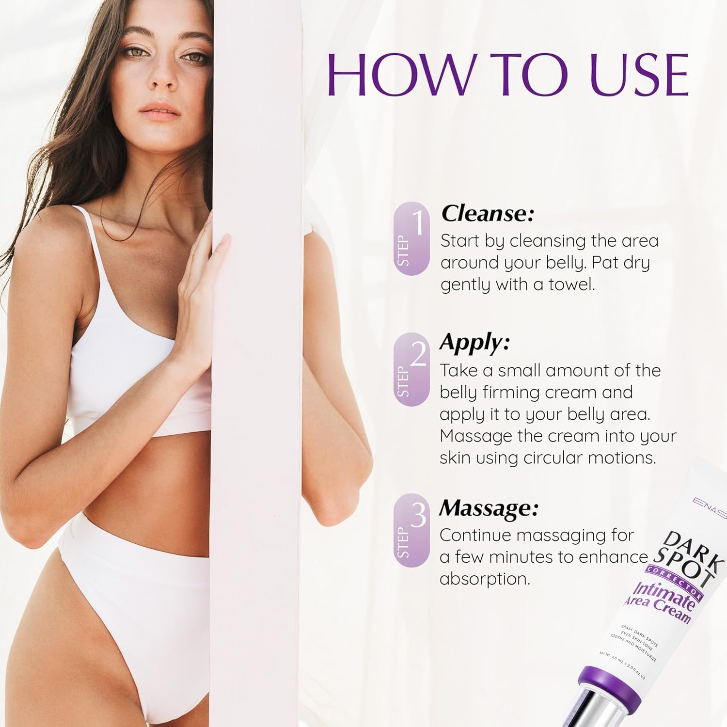 EnaSkin Dark Spot Remover Cream for Intimate Areas & Body – 2 oz
