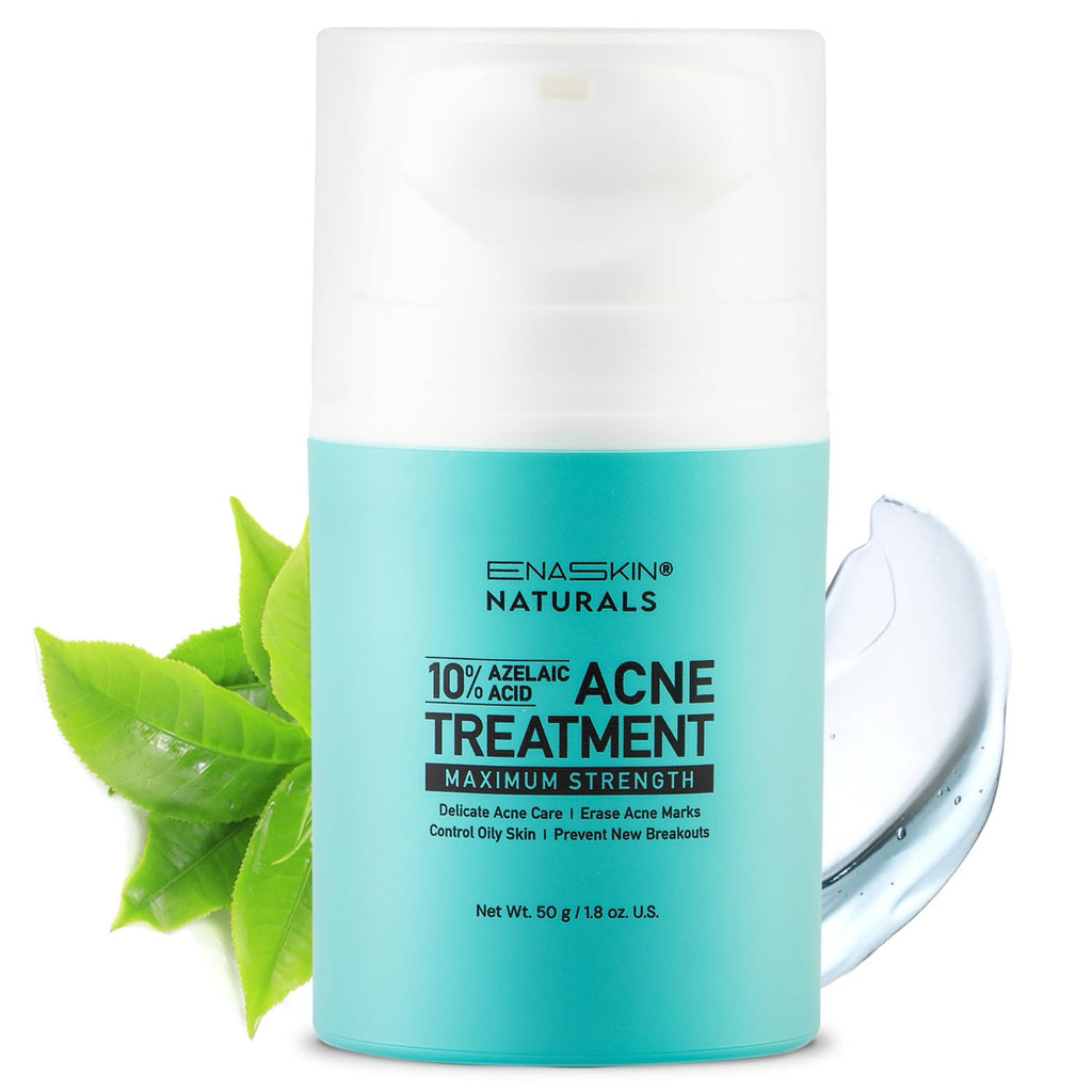 Enaskin Naturals Acne Pimple Spot Treatment Cream – 2% Salicylic Acid for Cystic Breakouts on Face & Back (1.8 oz)