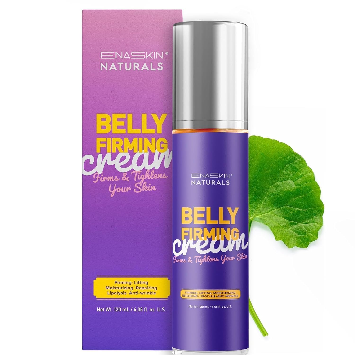 Enaskin Naturals Belly Firming Cream – Hibiscus & Honey, 120 mL