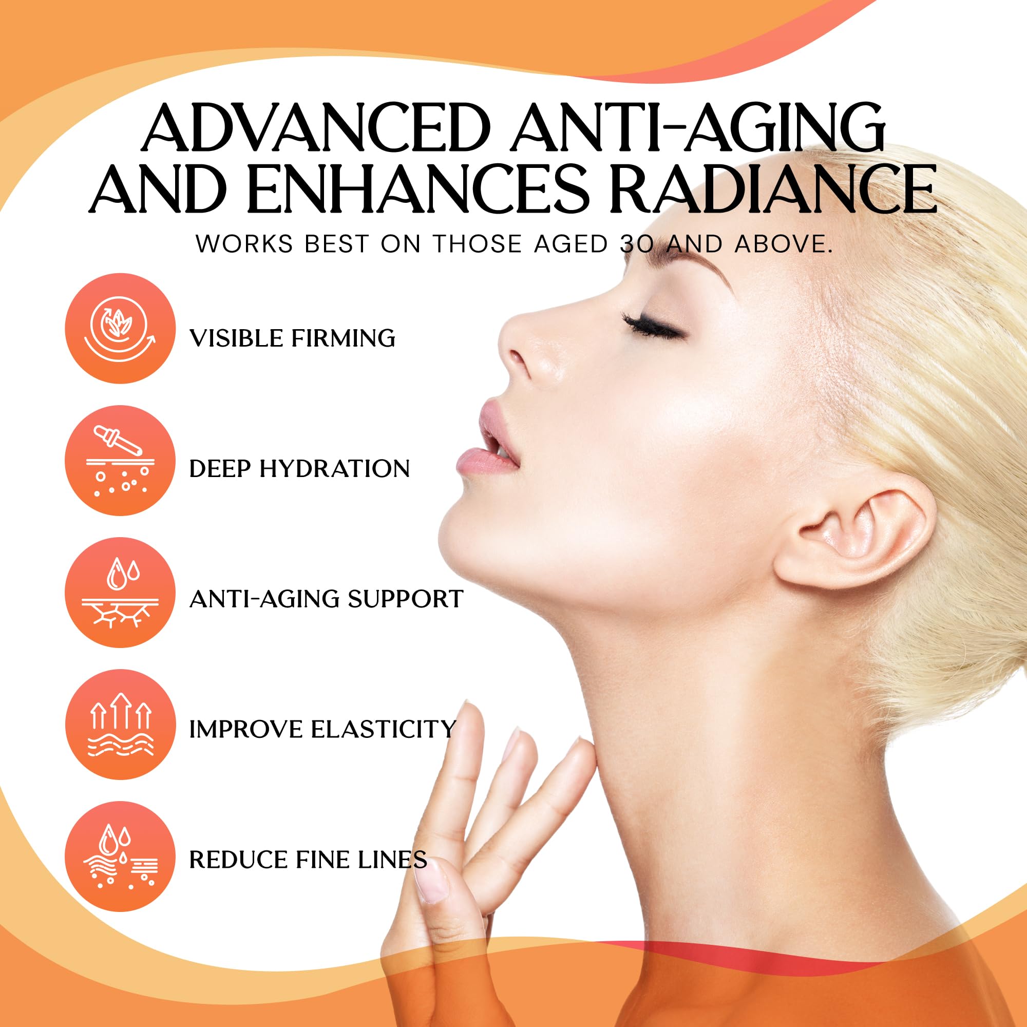 Enaskin Naturals Neck Firming & Tightening Cream with Hibiscus & Honey – Anti-Aging Moisturizer for Neck, Face & Chest – 1.7 Fl Oz