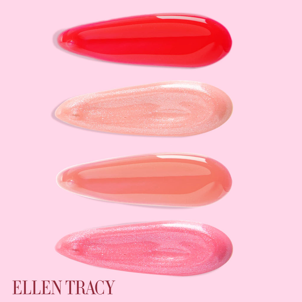 Enchante Ellen Tracy Lip Gloss Collection - 5-Piece Shimmer Gloss Set