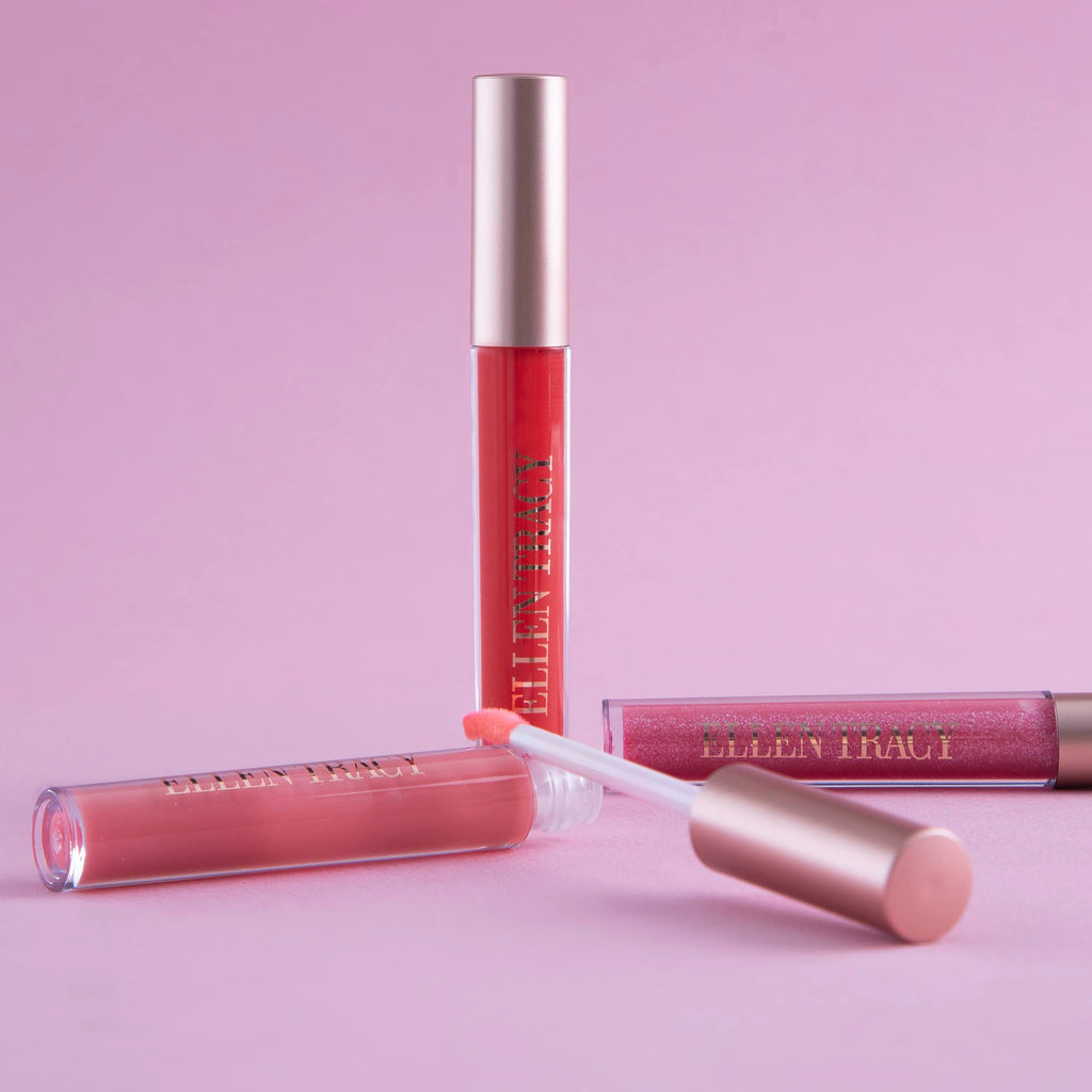 Enchante Ellen Tracy Lip Gloss Collection - 5-Piece Shimmer Gloss Set