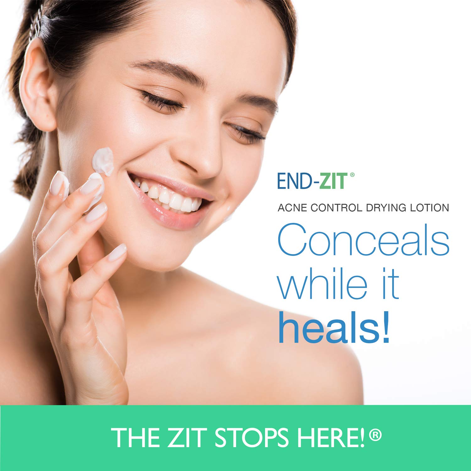 End-zit Fast-Acting Acne Spot Treatment & Drying Lotion – Medium/Dark Tint – 0.5 oz