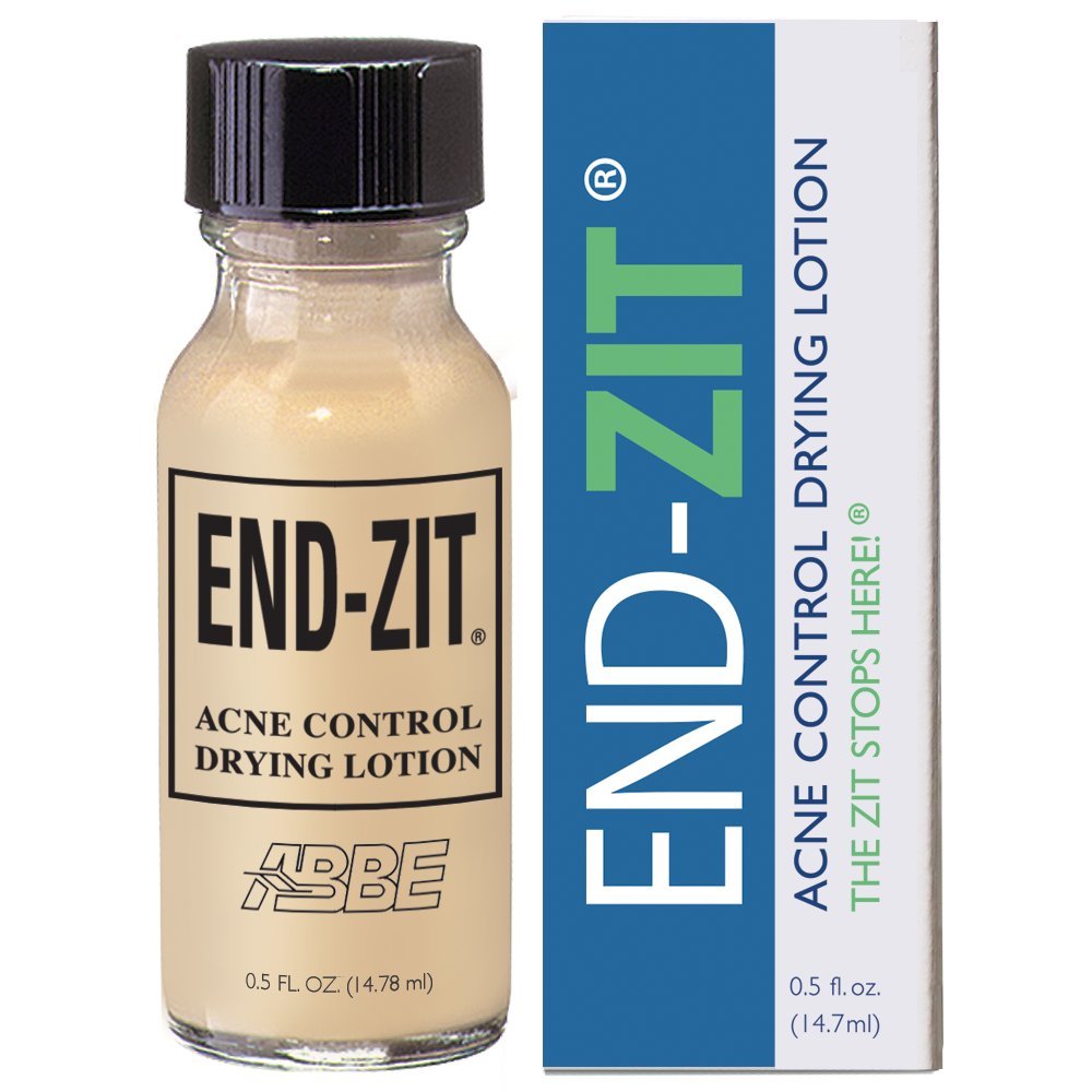 End-zit Fast-Acting Acne Spot Treatment & Drying Lotion – 0.5 oz (Light/Medium) | Non-Comedogenic & Hypoallergenic
