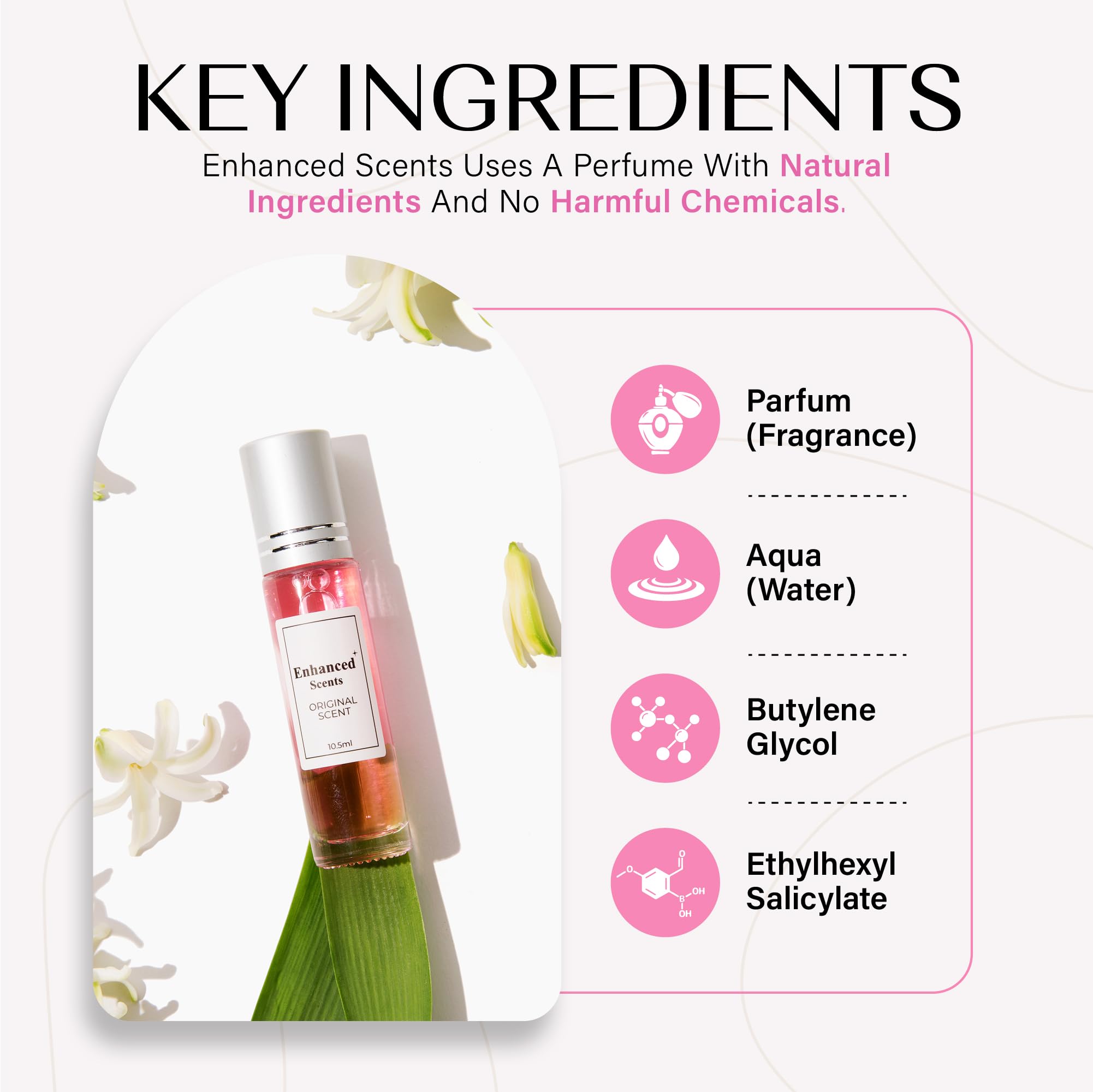 Enhanced Scents Alloura Roll-On Perfume for Women | Long-Lasting Original Scent