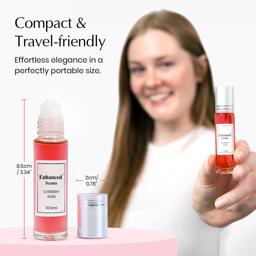 Enhanced Scents Cherry Kiss Pheromone Perfume for Women – Cherry Vanilla & Peony